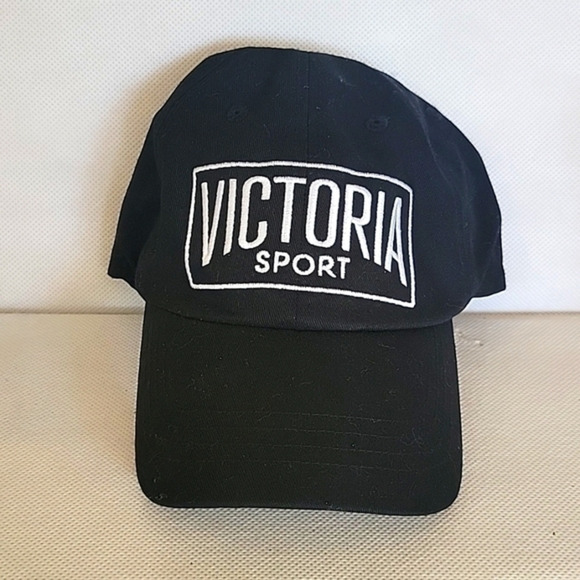 Victoria's Secret Accessories - NEW - VICTORIA SPORT BLACK CAP‎ HAT